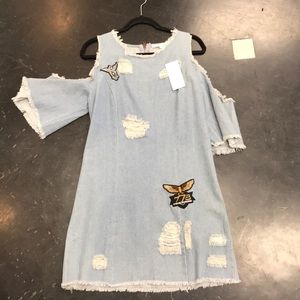 Denim Patchwork dress